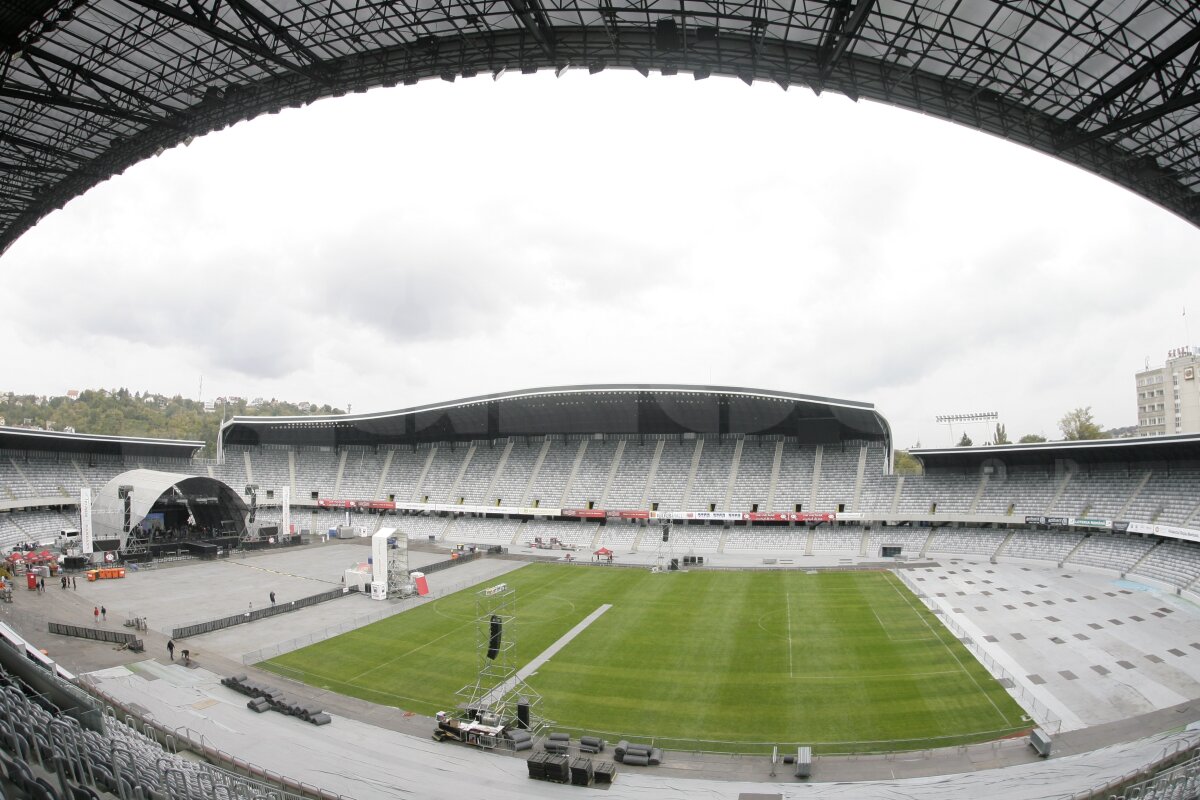 Iarbă bună ;) » Cluj Arena a rezistat la concertul Scorpions şi gazonul va fi perfect la meciul cu Kuban