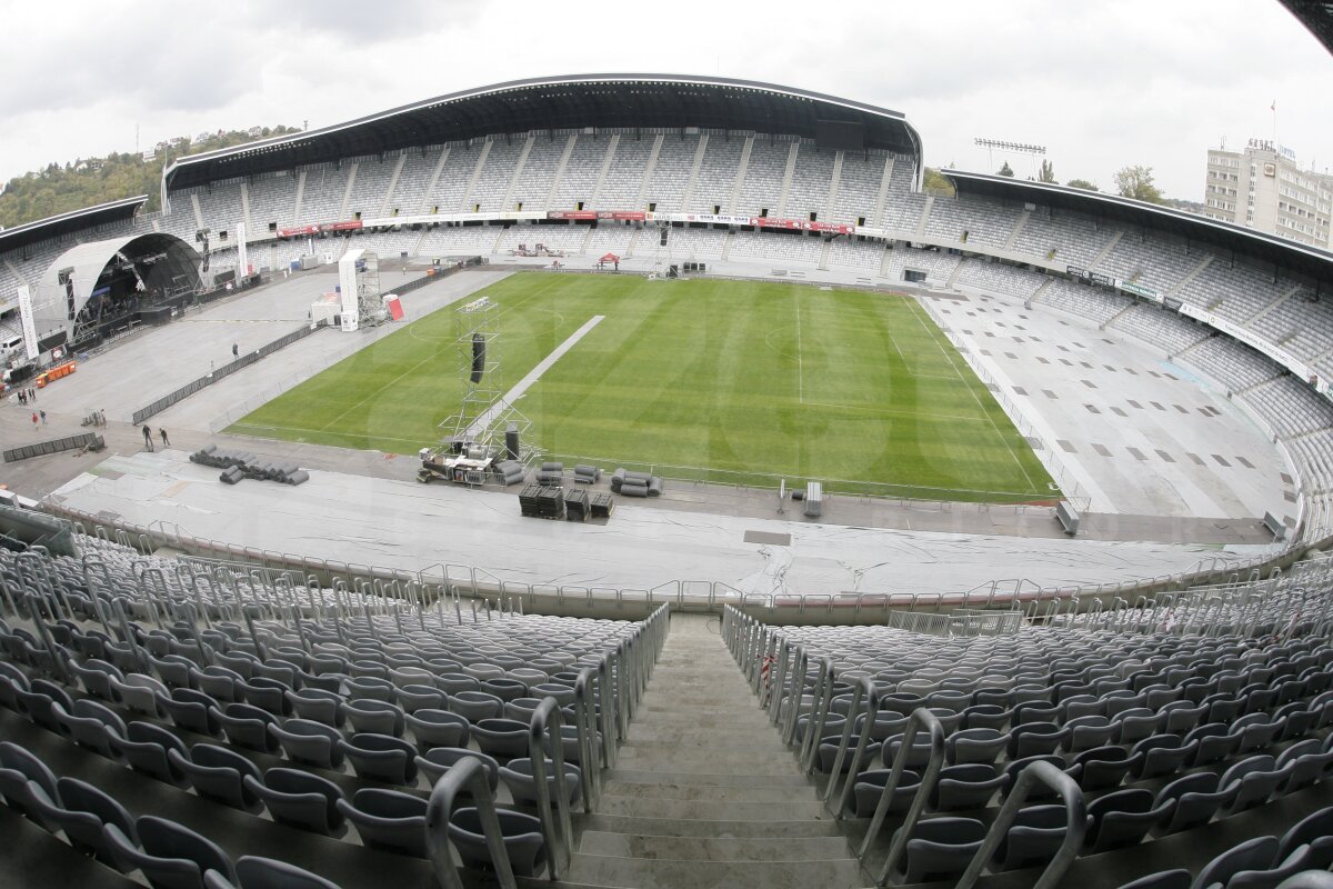 Iarbă bună ;) » Cluj Arena a rezistat la concertul Scorpions şi gazonul va fi perfect la meciul cu Kuban
