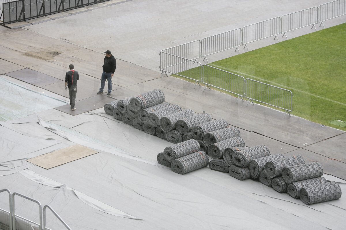 Iarbă bună ;) » Cluj Arena a rezistat la concertul Scorpions şi gazonul va fi perfect la meciul cu Kuban