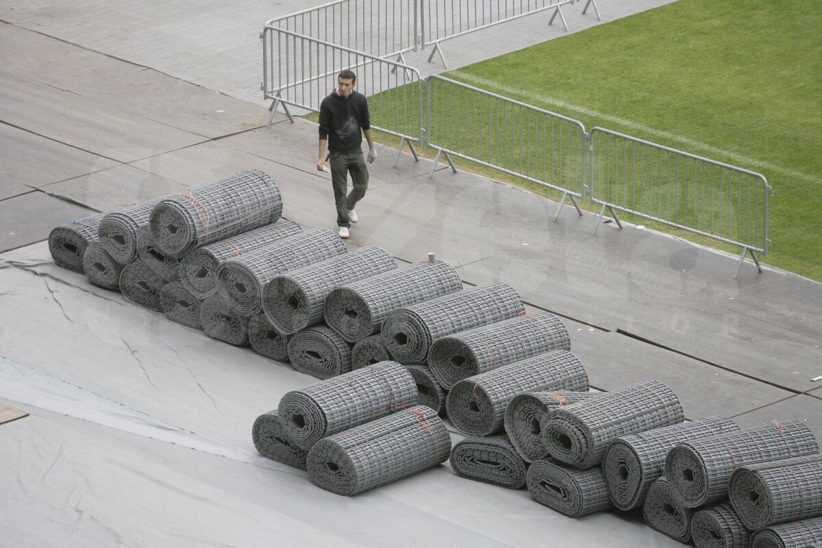 Iarbă bună ;) » Cluj Arena a rezistat la concertul Scorpions şi gazonul va fi perfect la meciul cu Kuban