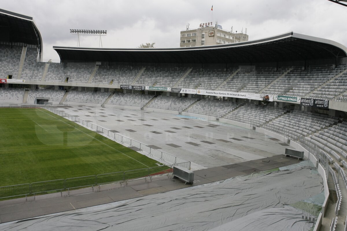 Iarbă bună ;) » Cluj Arena a rezistat la concertul Scorpions şi gazonul va fi perfect la meciul cu Kuban