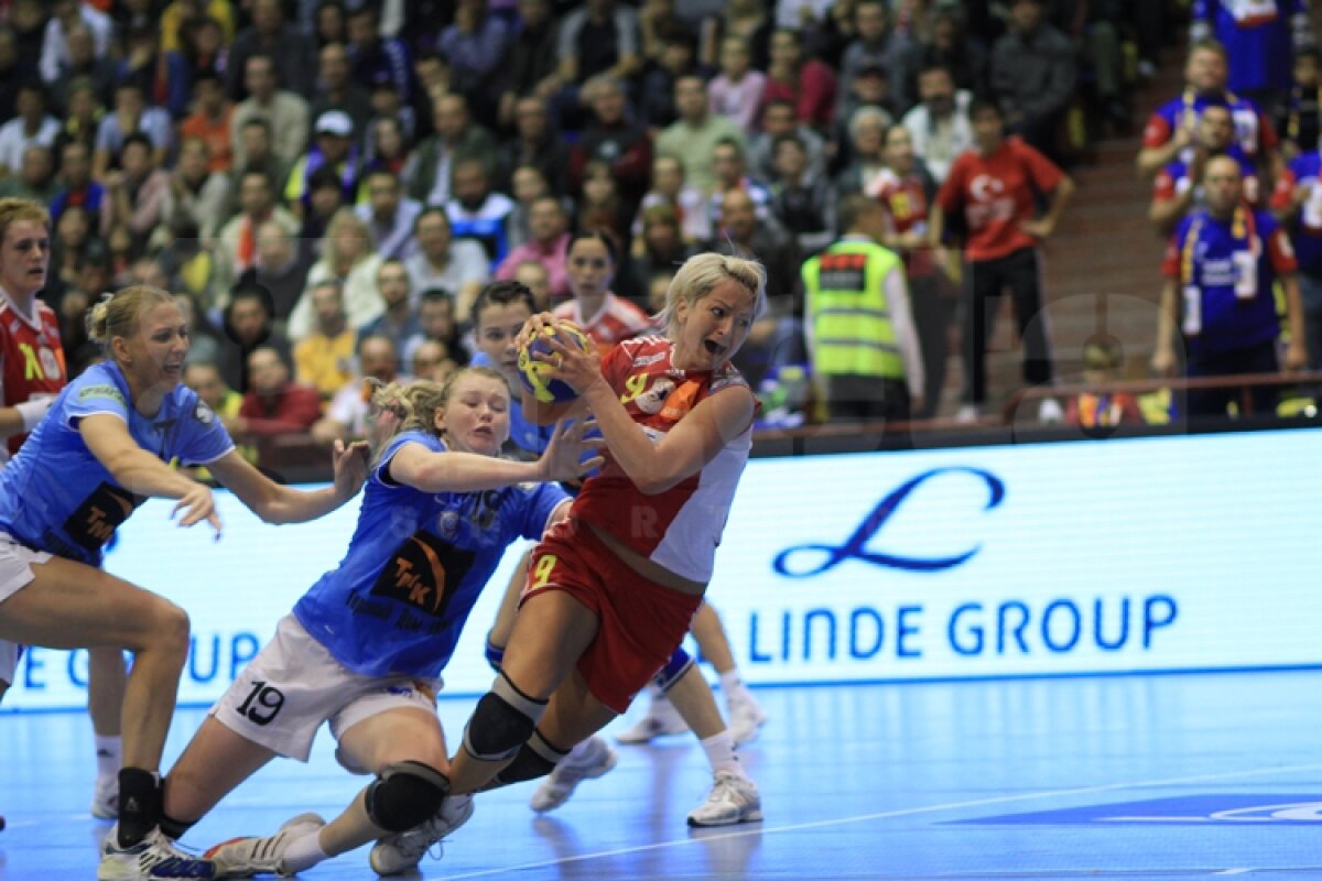 Oltchim obţine a doua victorie în grupele Ligii, 31-26 cu Dinamo Volgograd