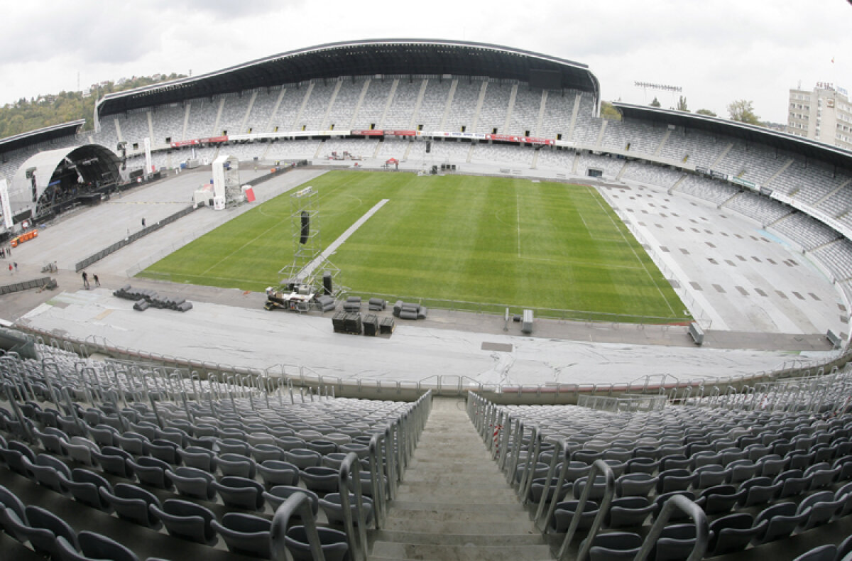 Gazonul de pe ”Cluj Arena” a rezistat la două zile de concerte