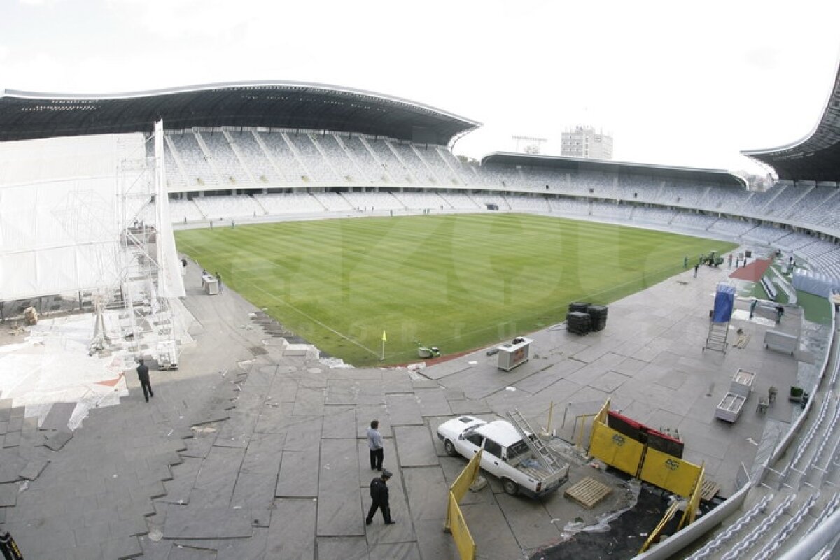 Gazonul de pe ”Cluj Arena” a rezistat la două zile de concerte