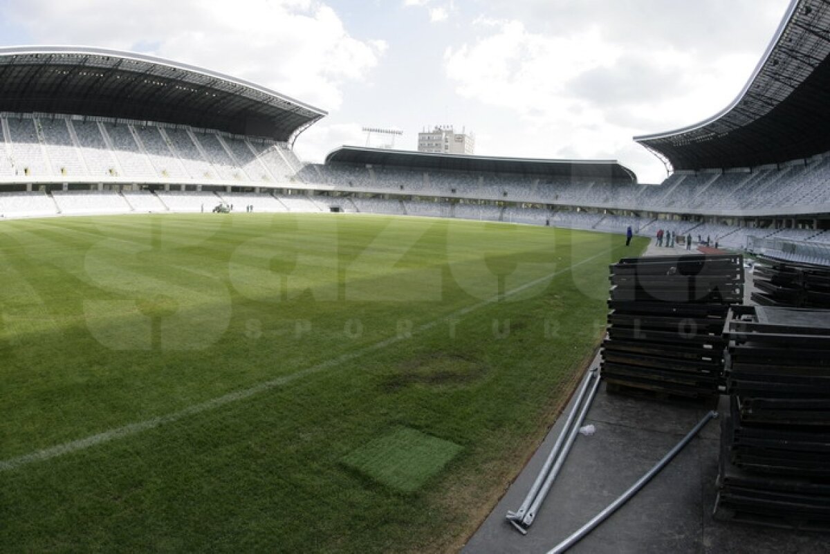 Gazonul de pe ”Cluj Arena” a rezistat la două zile de concerte