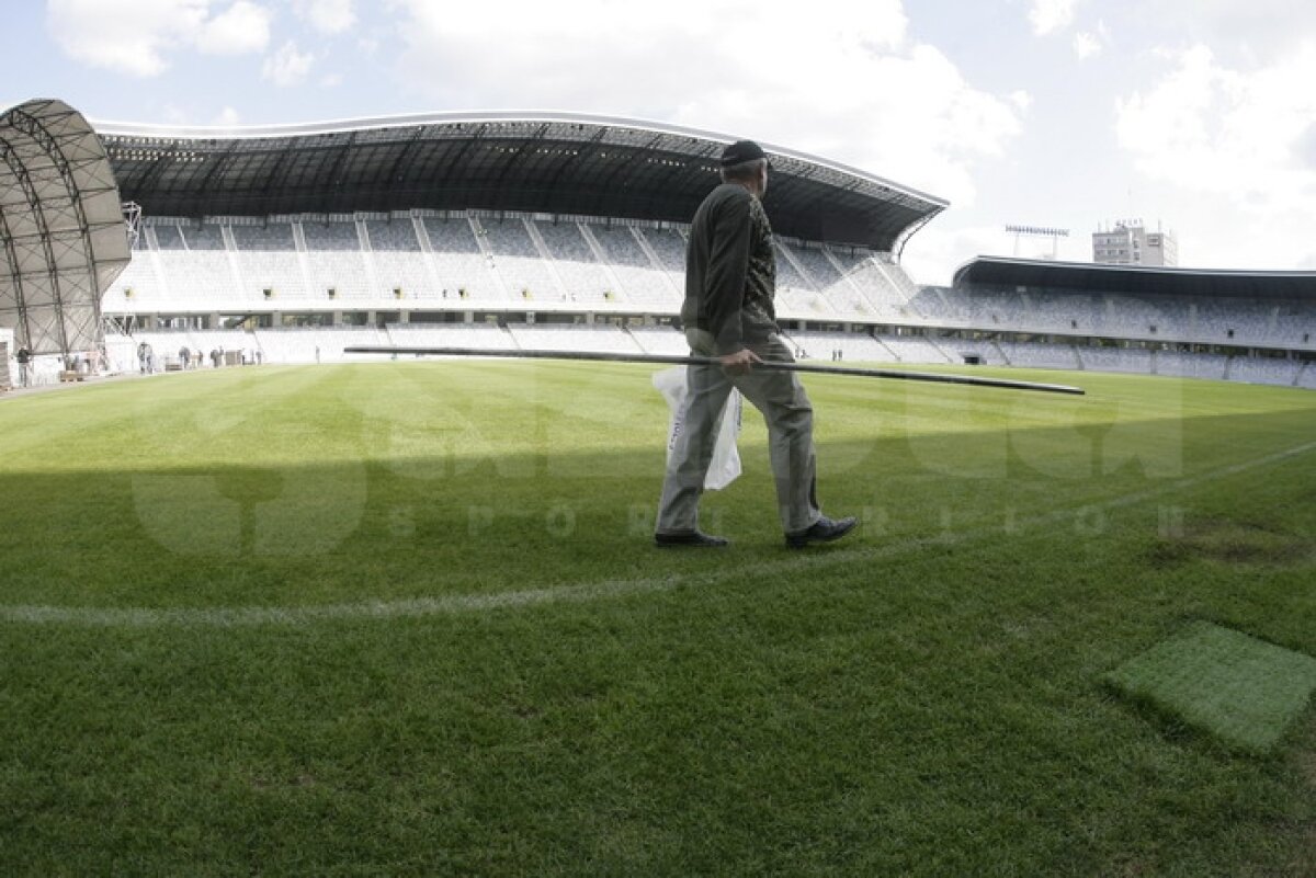 Gazonul de pe ”Cluj Arena” a rezistat la două zile de concerte