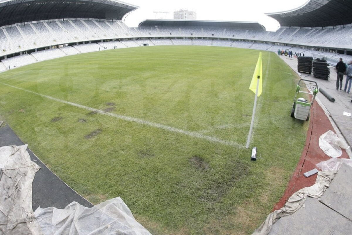 Gazonul de pe ”Cluj Arena” a rezistat la două zile de concerte