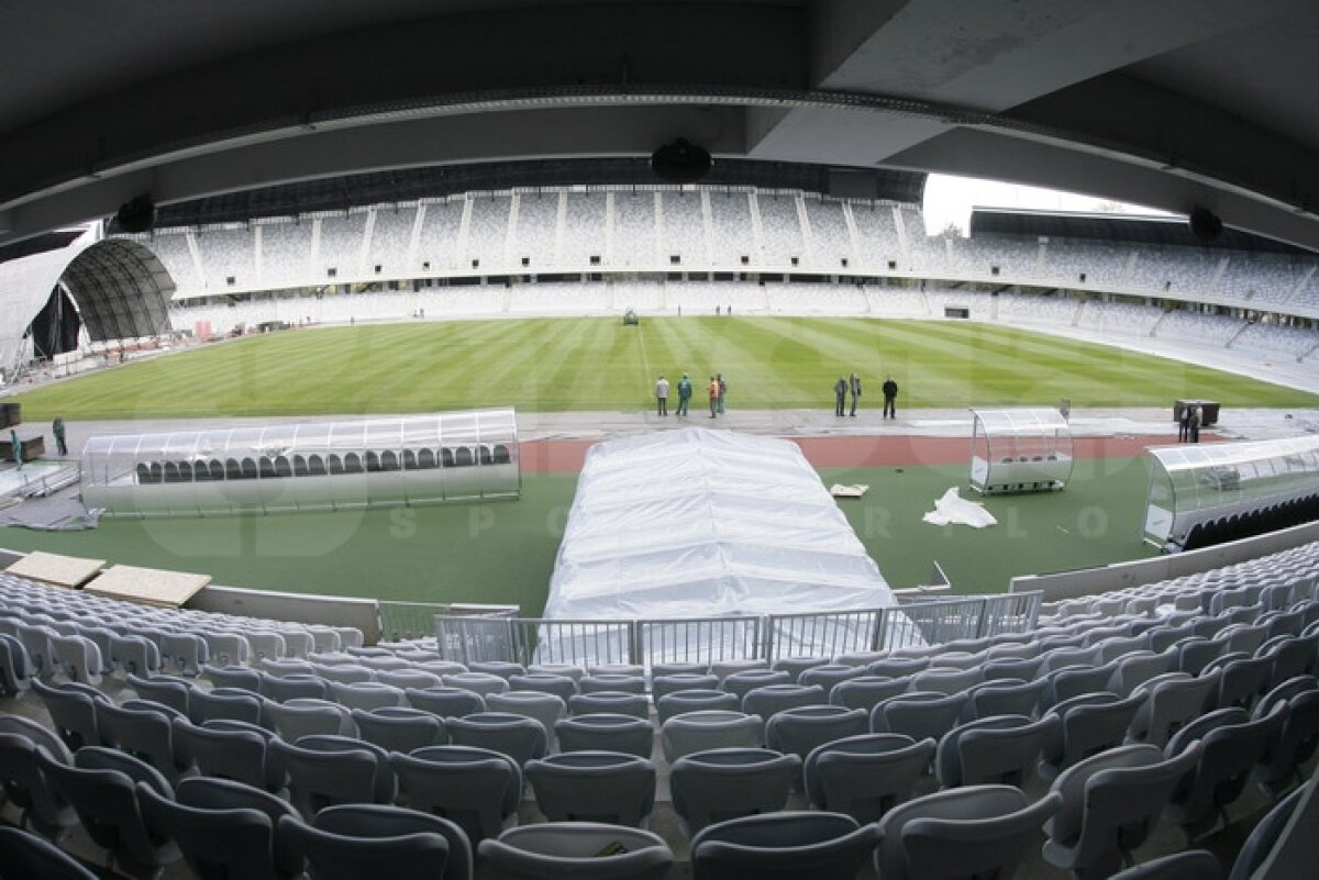 Gazonul de pe ”Cluj Arena” a rezistat la două zile de concerte