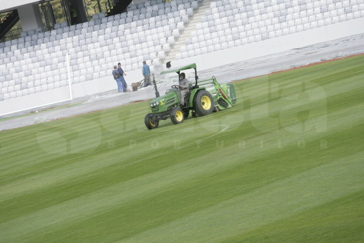 Gazonul de pe ”Cluj Arena” a rezistat la două zile de concerte