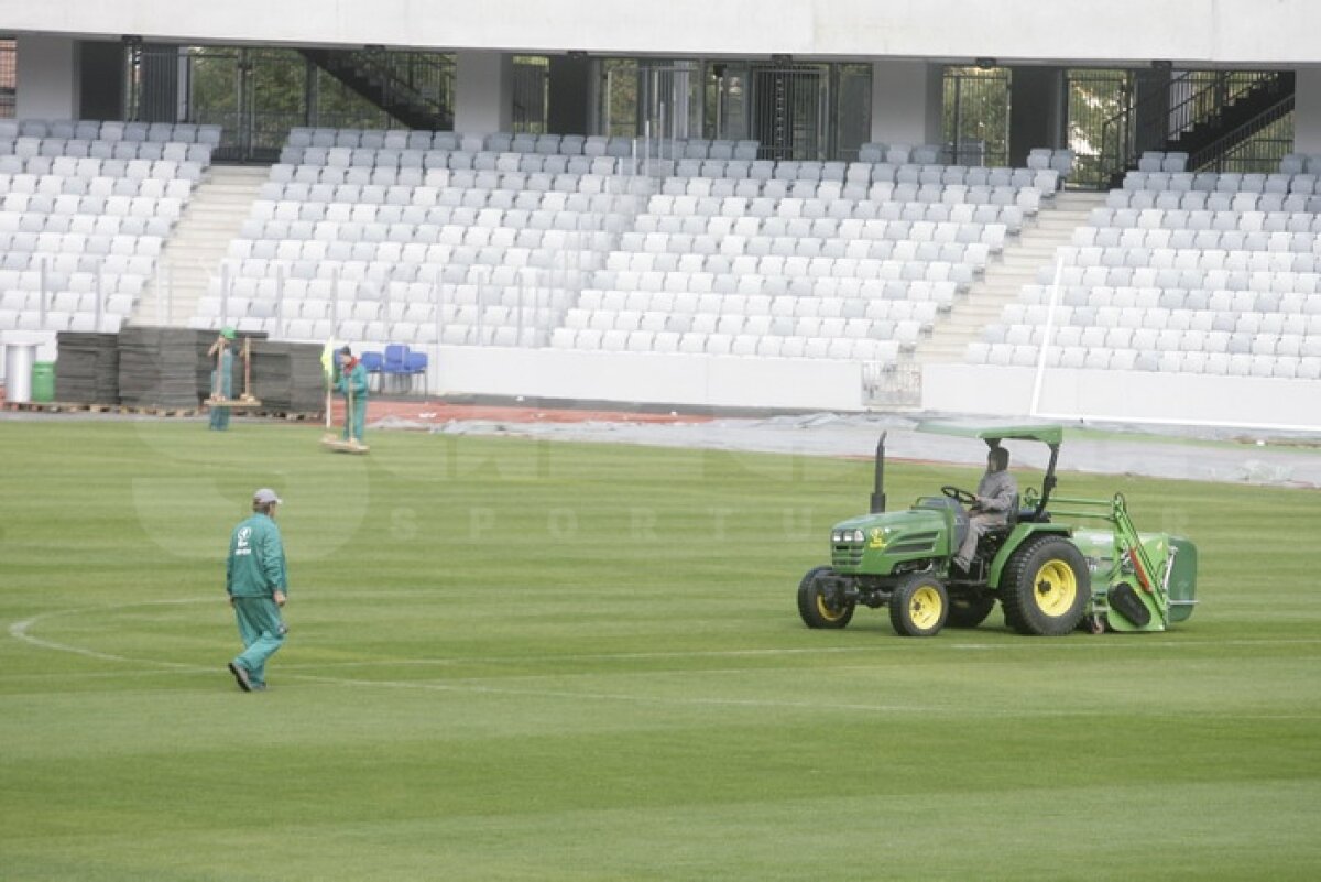 Gazonul de pe ”Cluj Arena” a rezistat la două zile de concerte