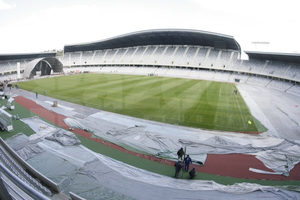Gazonul de pe ”Cluj Arena” a rezistat la două zile de concerte