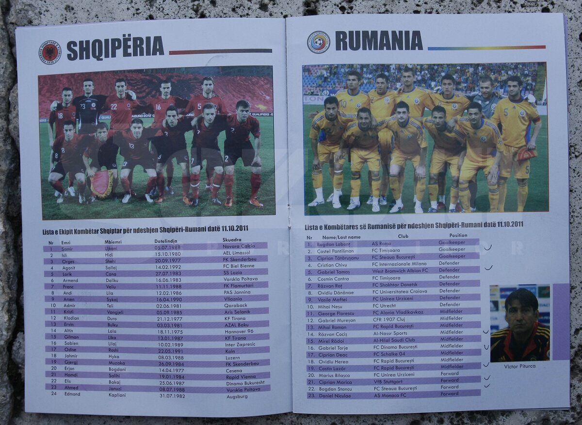 Neşu, Contra, Chivu şi Rădoi fac parte din lotul deplasat la Tirana. Aşa spun albanezii! :O