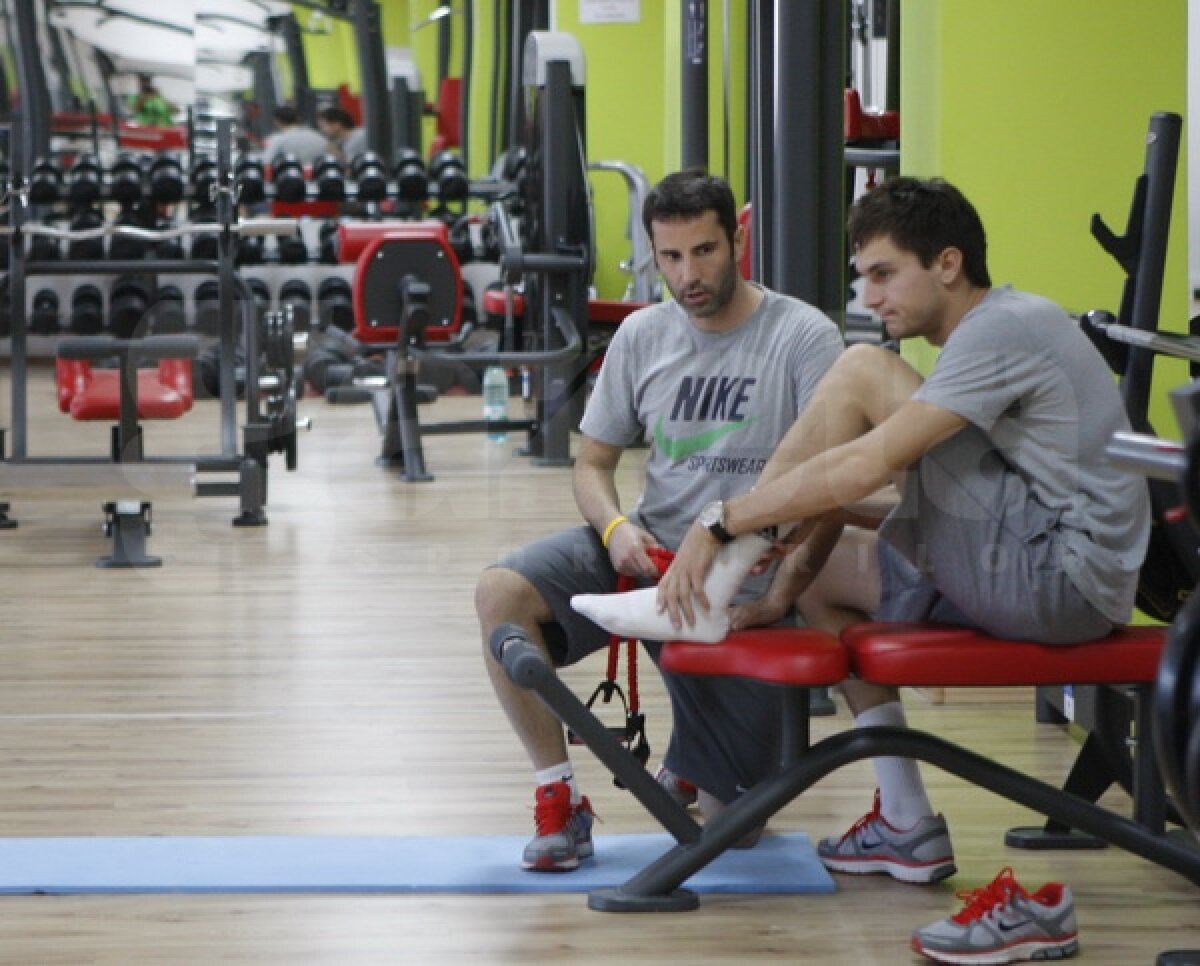 FOTO Ilie Stan vrea forţă » 4 stelişti "au tras de fiare" pentru a reintra rapid în programul echipei ;)