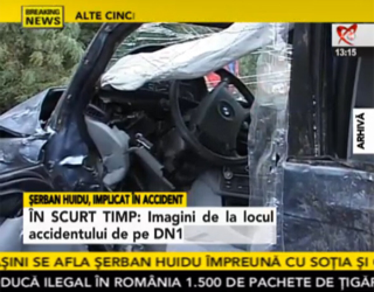 Urmările accidentului provocat de Huidu: Doi morţi, un bărbat în comă, copiii, soţia, bona - răniţi!