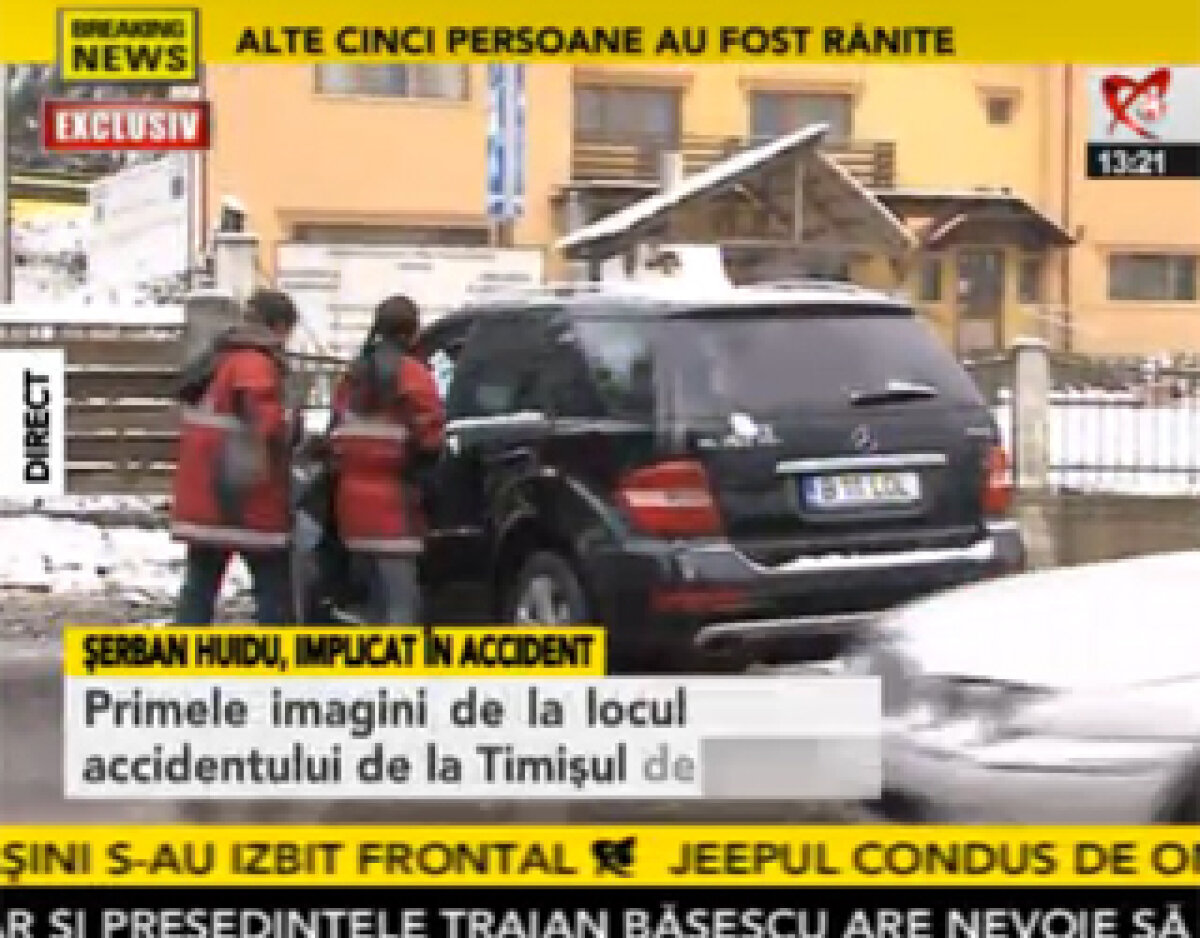 Urmările accidentului provocat de Huidu: Doi morţi, un bărbat în comă, copiii, soţia, bona - răniţi!