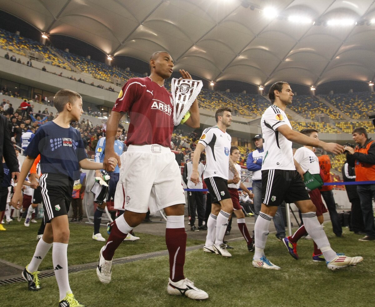 FOTO Rapid a pierdut derby-ul pentru locul doi în Europa League, 0-1 cu Legia
