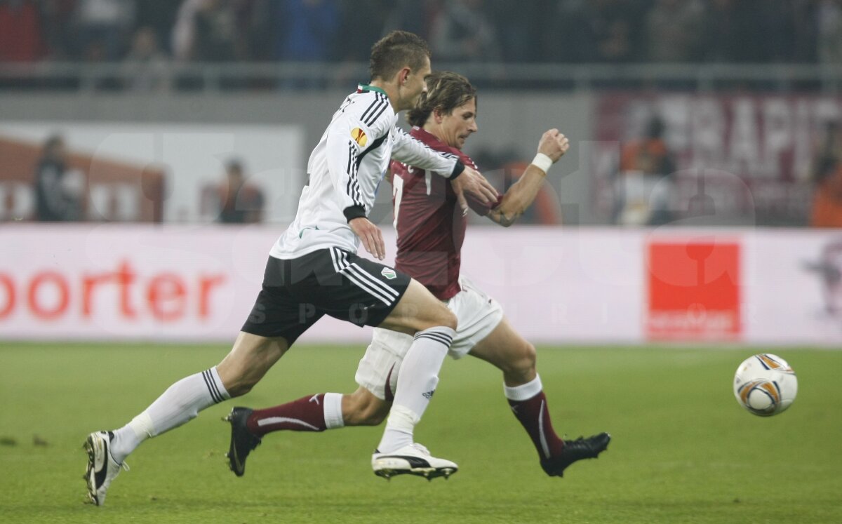 FOTO Rapid a pierdut derby-ul pentru locul doi în Europa League, 0-1 cu Legia