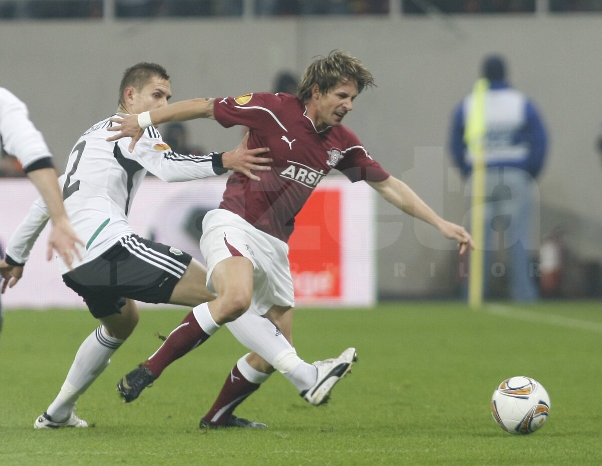 FOTO Rapid a pierdut derby-ul pentru locul doi în Europa League, 0-1 cu Legia