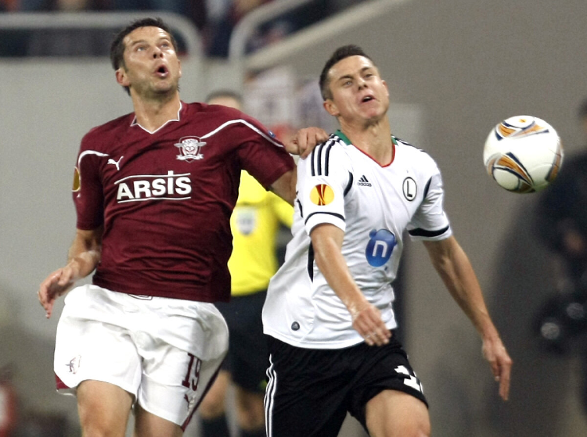 FOTO Rapid a pierdut derby-ul pentru locul doi în Europa League, 0-1 cu Legia