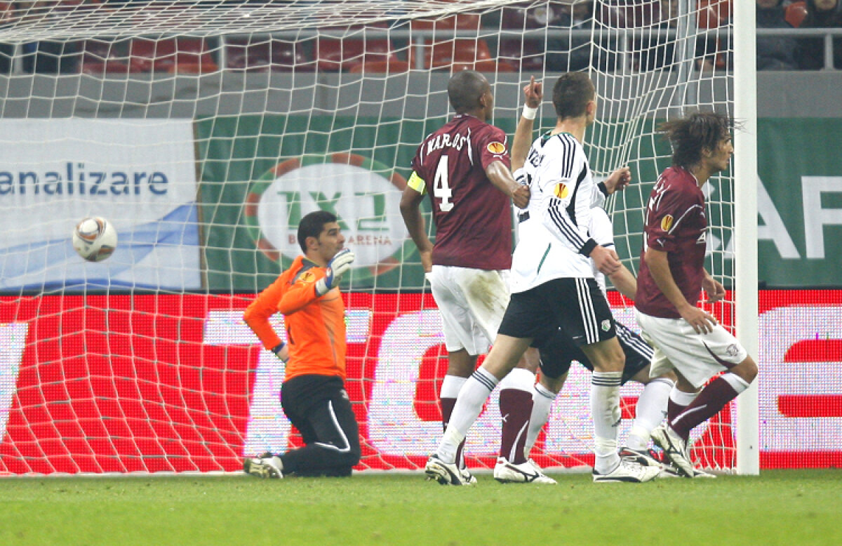 FOTO Rapid a pierdut derby-ul pentru locul doi în Europa League, 0-1 cu Legia
