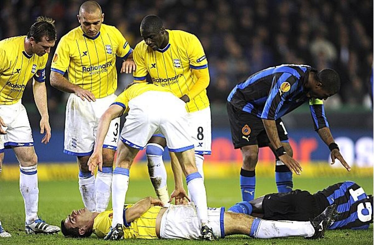 VIDEO ŞI FOTO La un pas de tragedie: Accidentarea lui Ibanez i-a făcut pe jucători să plîngă