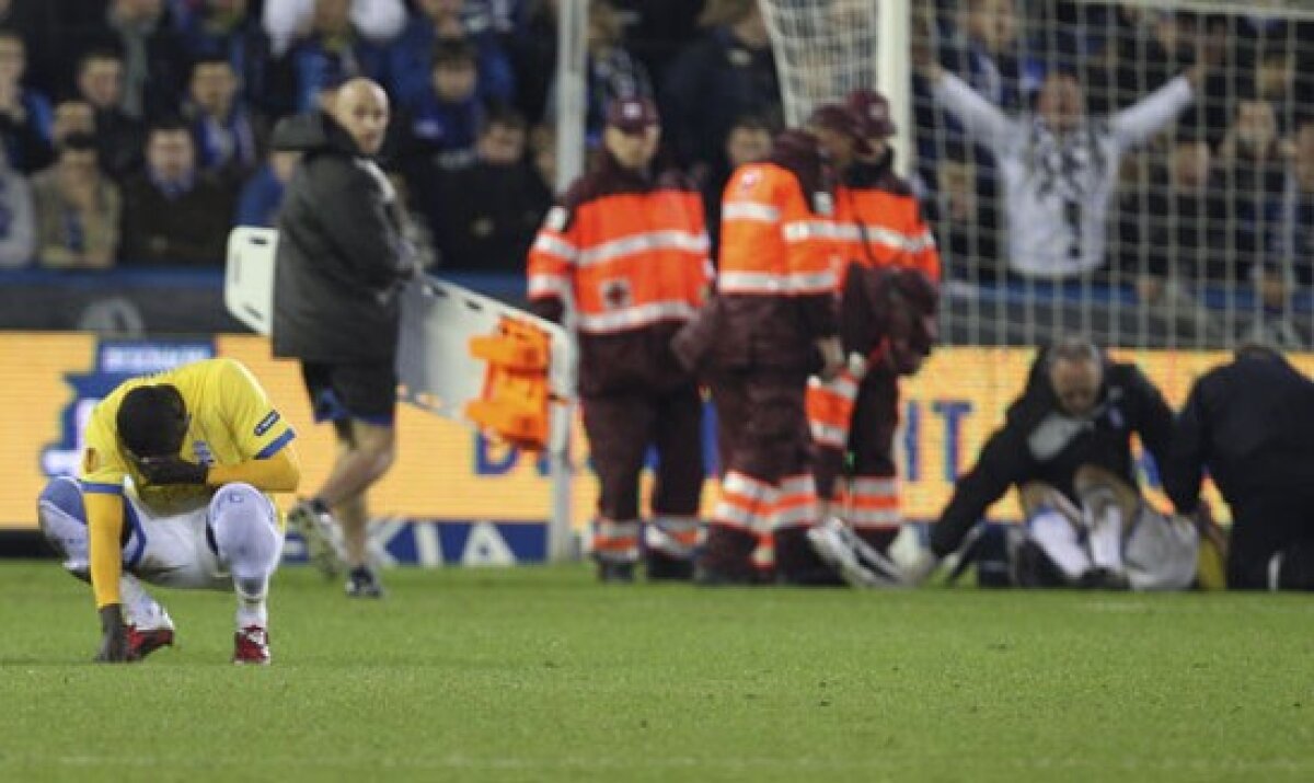 VIDEO ŞI FOTO La un pas de tragedie: Accidentarea lui Ibanez i-a făcut pe jucători să plîngă