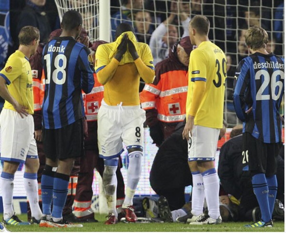 VIDEO ŞI FOTO La un pas de tragedie: Accidentarea lui Ibanez i-a făcut pe jucători să plîngă