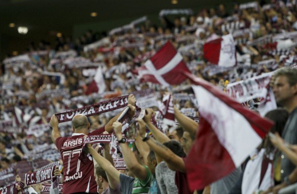 FOTO Steaua nu poate opri o invazie rapidistă pe Arena Naţională! Ce spune Jandarmeria