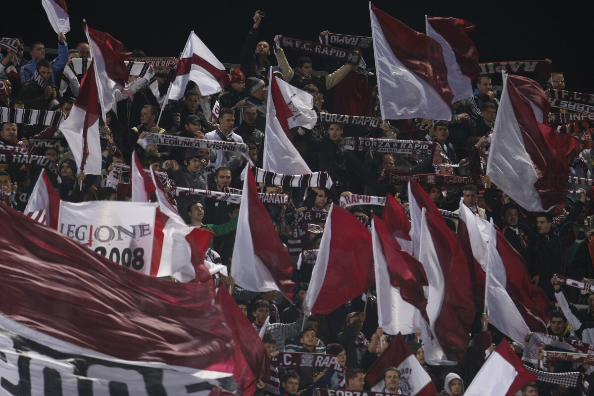 FOTO Steaua nu poate opri o invazie rapidistă pe Arena Naţională! Ce spune Jandarmeria