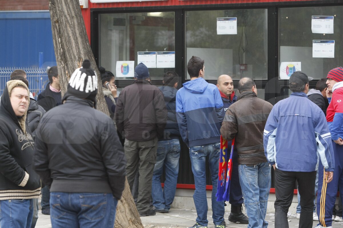FOTO Steaua nu poate opri o invazie rapidistă pe Arena Naţională! Ce spune Jandarmeria
