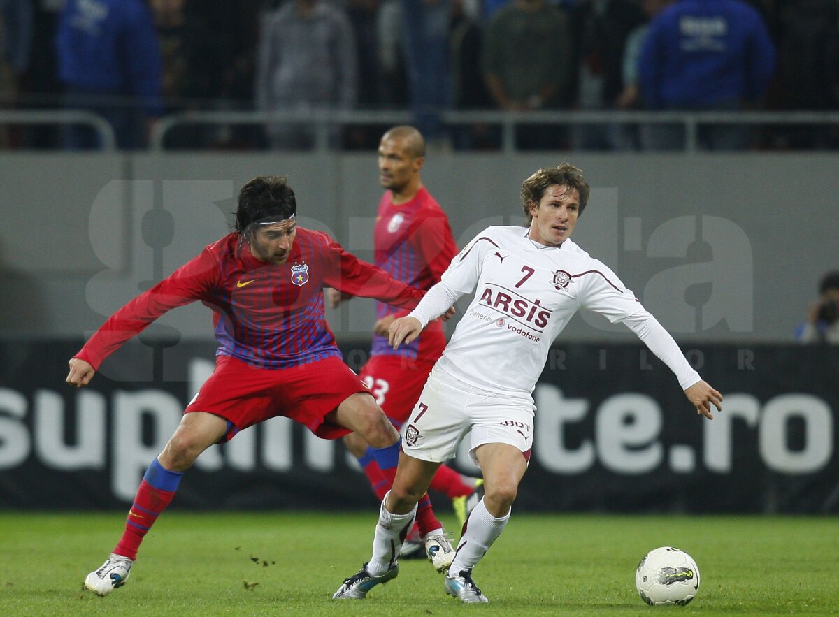 FOTO » Steaua - Rapid 0-0 într-un derby cu scandal