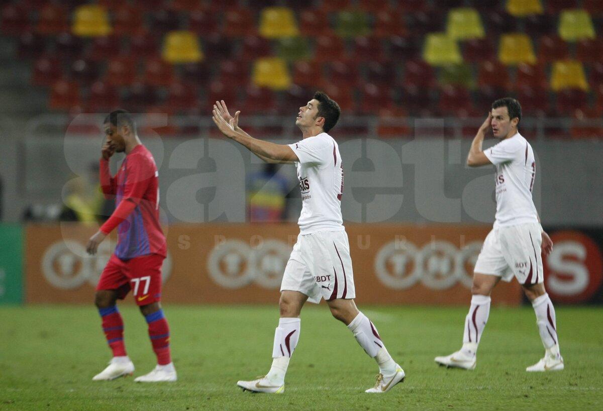 FOTO » Steaua - Rapid 0-0 într-un derby cu scandal