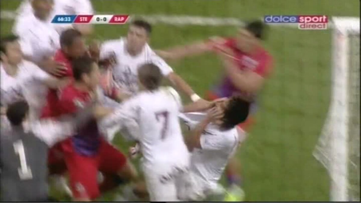 Bătaie ca-n şapte păcate la derby » Vezi imagini de la răfuială