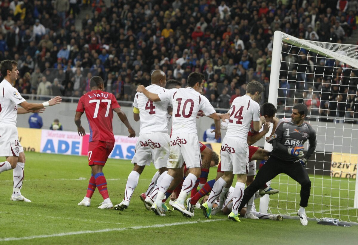 Bătaie ca-n şapte păcate la derby » Vezi imagini de la răfuială