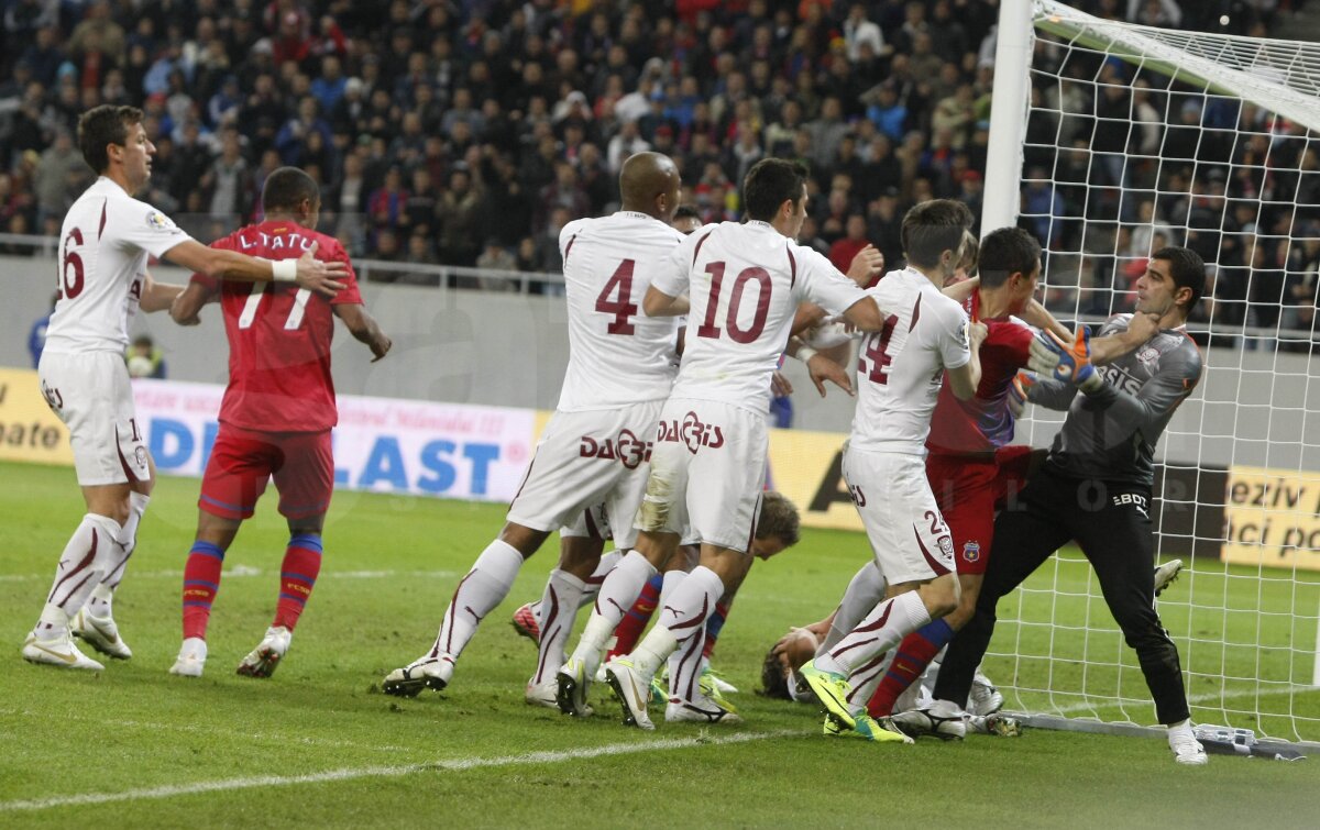 Bătaie ca-n şapte păcate la derby » Vezi imagini de la răfuială