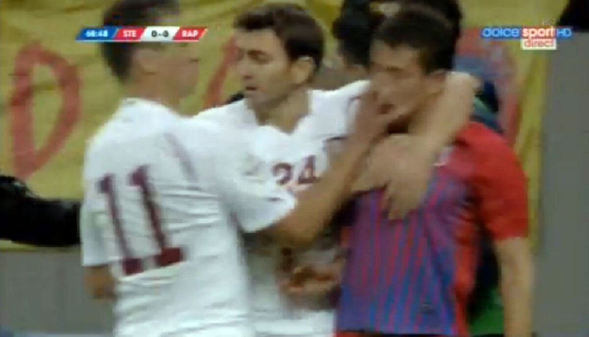 FOTO Steaua putea cîştiga un nou derby la "masa verde" » Rapidul ar fi putut avea 5 eliminaţi