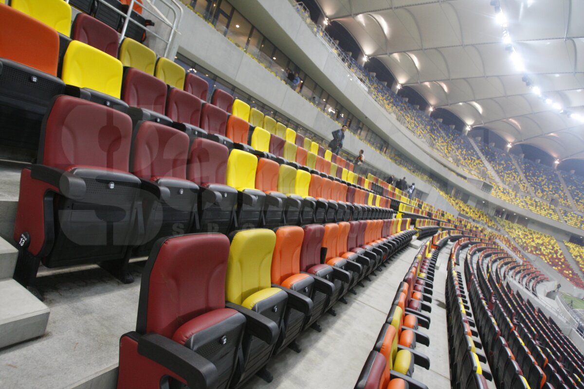 FOTO Igrasie şi betoane nefinisate, faţa nevăzută a Naţional Arena, un stadion de 240 de mil. de euro!