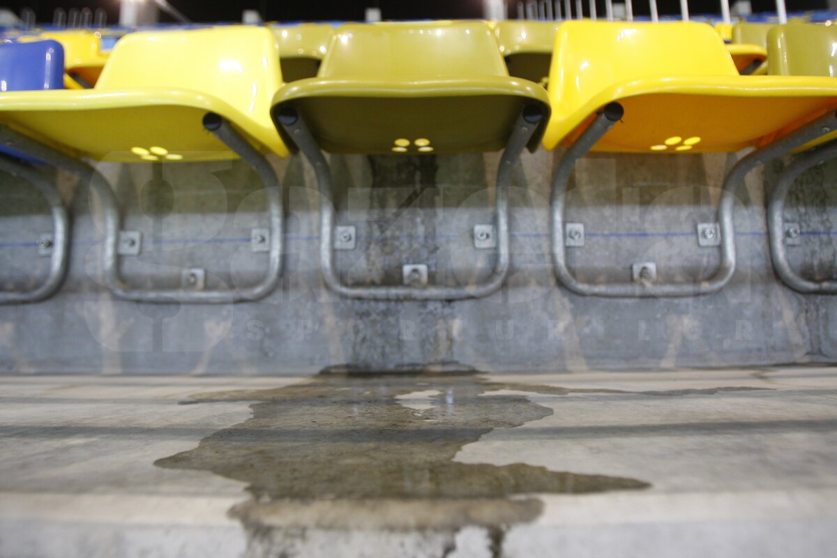 FOTO Igrasie şi betoane nefinisate, faţa nevăzută a Naţional Arena, un stadion de 240 de mil. de euro!