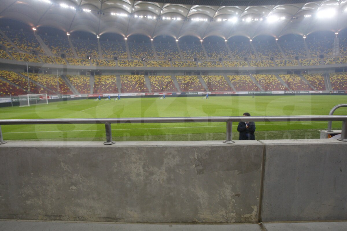 FOTO Igrasie şi betoane nefinisate, faţa nevăzută a Naţional Arena, un stadion de 240 de mil. de euro!
