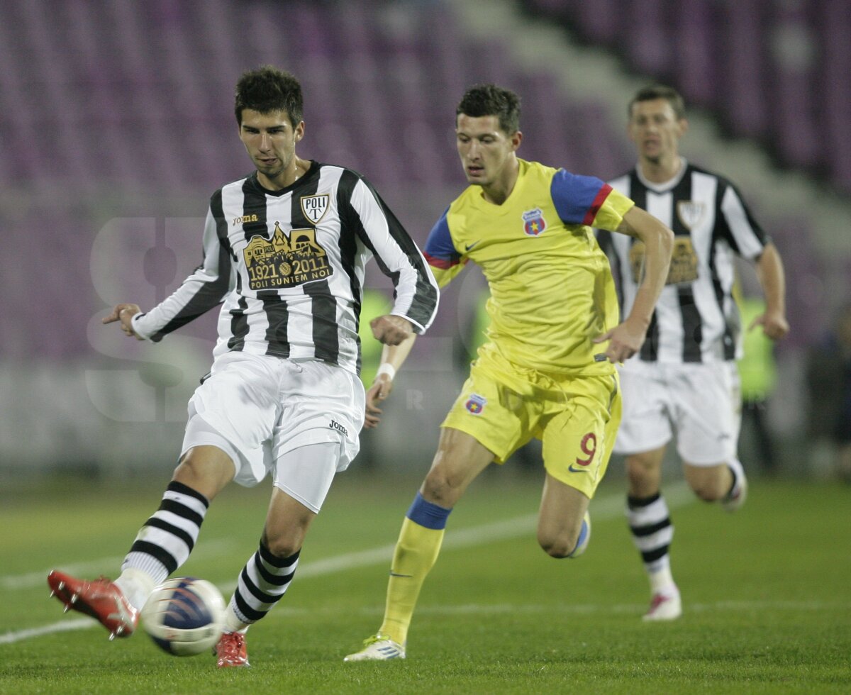 Campioana ruşinii! » Steaua a fost umilită de Poli Timişoara şi a ratat calificarea în sferturile Cupei!