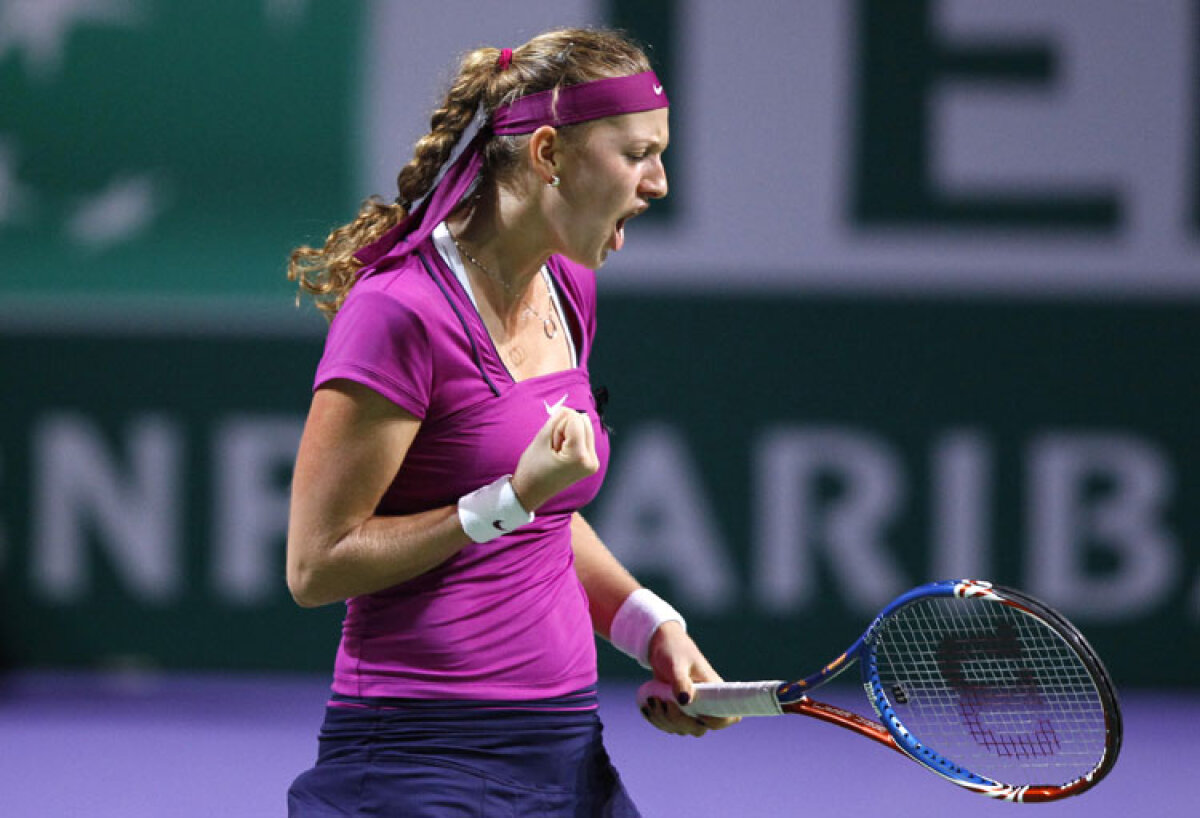 Petra Kvitova şi Victoria Azarenka s-au calificat, ieri, în finala Turneului Campioanelor