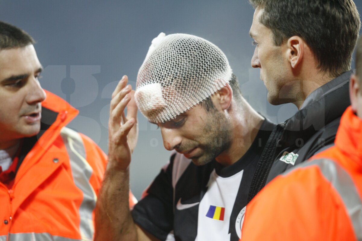 Rus i-a făcut KO apărarea lui Badea: Mendy a ajuns la spital, Grecu s-a ales cu arcada spartă