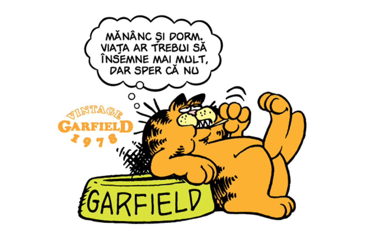 FOTO / Revista Garfield îţi prezintă biografia lui Garfield