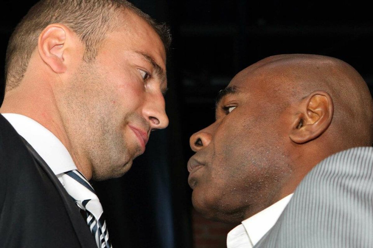 FOTO/ Duelul declaraţiilor » Bute şi Johnson au avut primul meci la conferinţa de presă