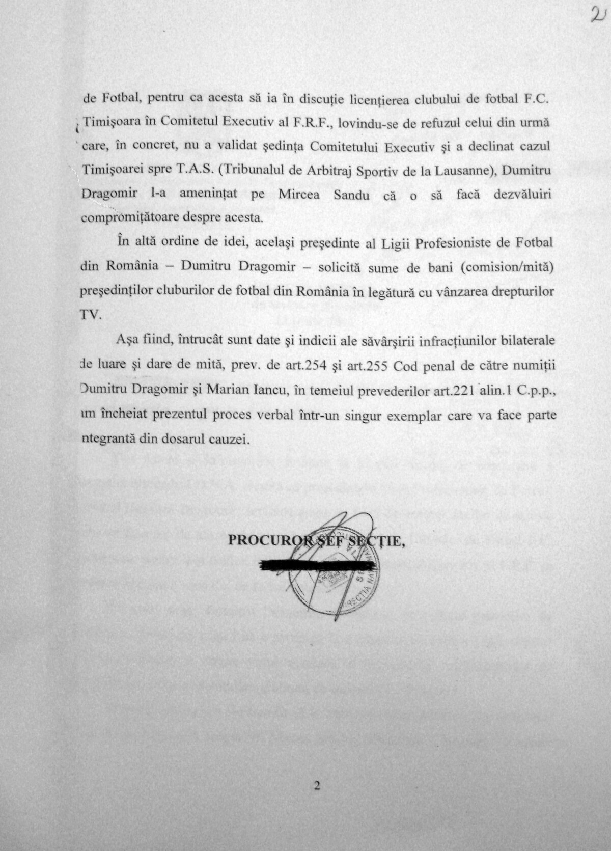 EXCLUSIV ”Mită pentru licenţiere” » Gazeta îţi prezintă dovada că DNA le face dosar lui Iancu şi lui Dragomir