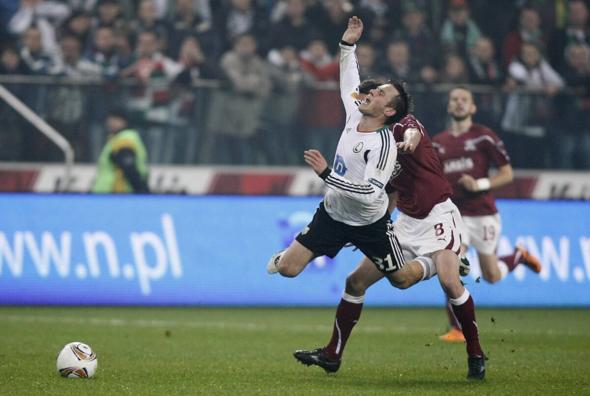 FOTO Rapid e OUT din Europa după 1-3 la Legia