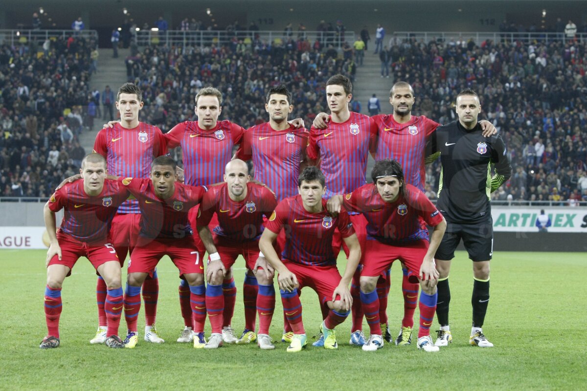 Steaua a cîştigat în 10 oameni în faţa lui Maccabi, 4-2