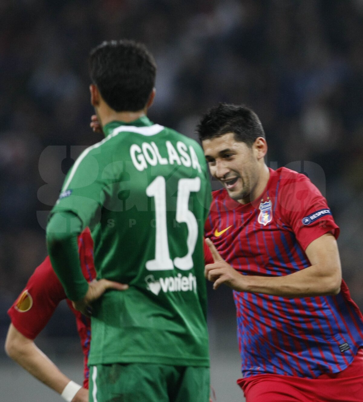 Steaua a cîştigat în 10 oameni în faţa lui Maccabi, 4-2
