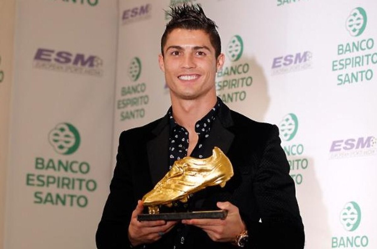 GALERIE FOTO » Ronaldo a primit Gheata de Aur şi îl atacă indirect pe Messi: "Criteriile sînt clare - GOLURILE, Balonul de Aur e ceva subiectiv!"