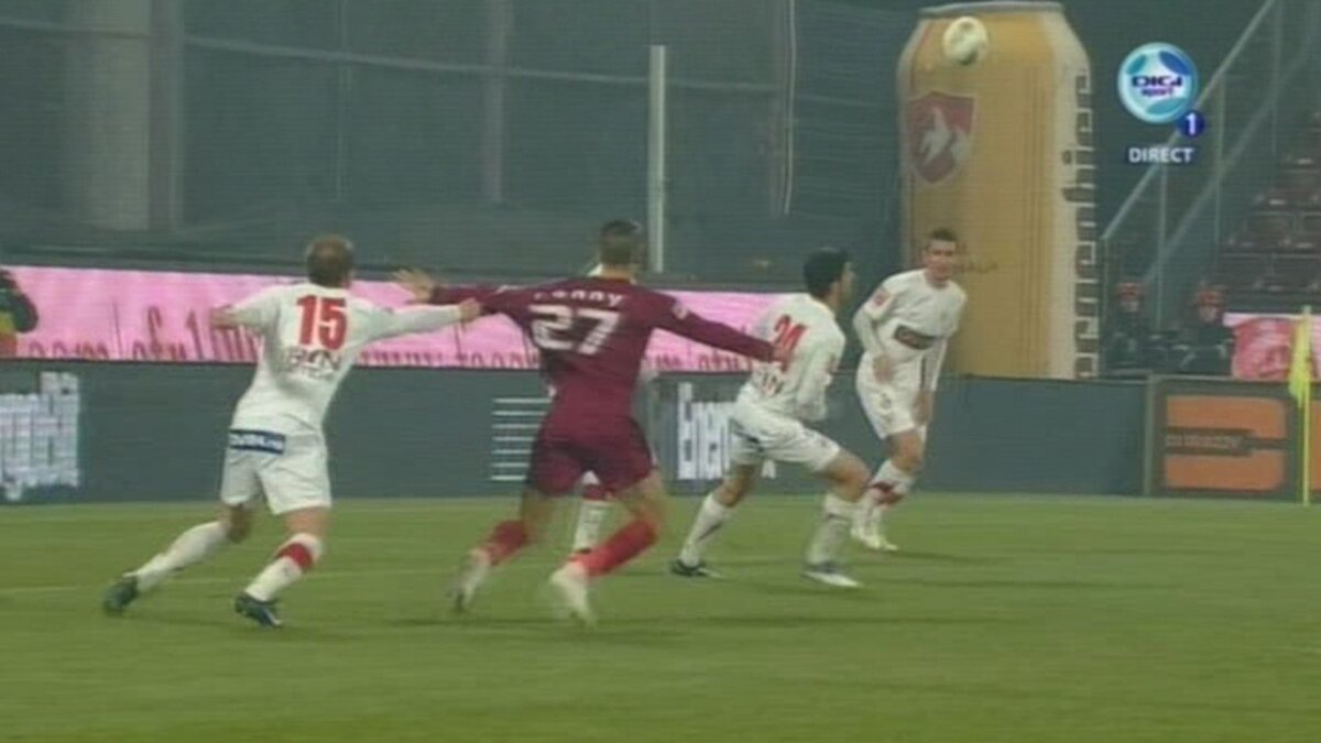 Tudor a acordat corect penalty pentru CFR Cluj